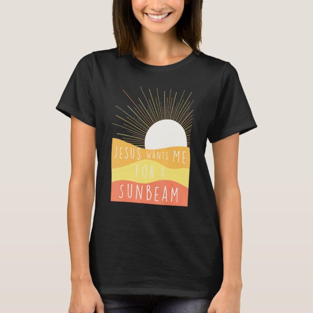 Camiseta Jesus Quer Que Eu Faça Um Raio De Sol (Frente)