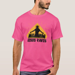 Camiseta Jesus Raves Dj Música Cristã Eletrônica Techno R
