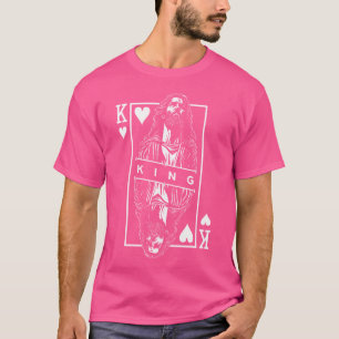 Camiseta Jesus Rei Dos Corações Fé Em Cristão Cristo Pla