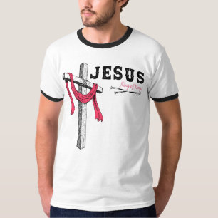 Camiseta Jesus - Rei dos Reis, 1 Cruz 3 Unhas 4