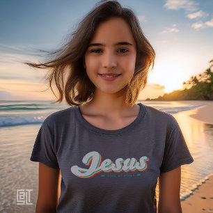Camiseta Jesus Rei dos Reis Vintage Retro