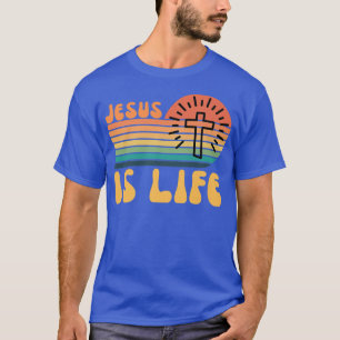Camiseta Jesus Religioso Cristão é a Rua da vida dos anos 6