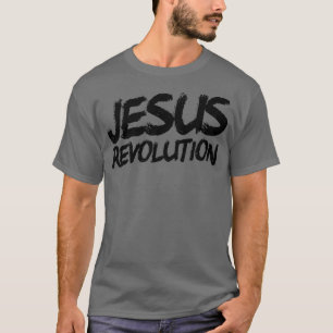 Camiseta Jesus Revolução Cristã Fé Paz Revolução Jesus