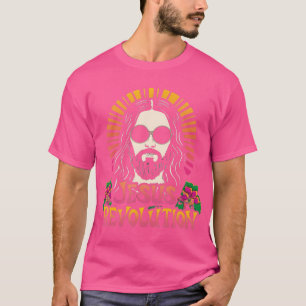 Camiseta Jesus Revolução Cristã Fé Retro Groovy Hipp