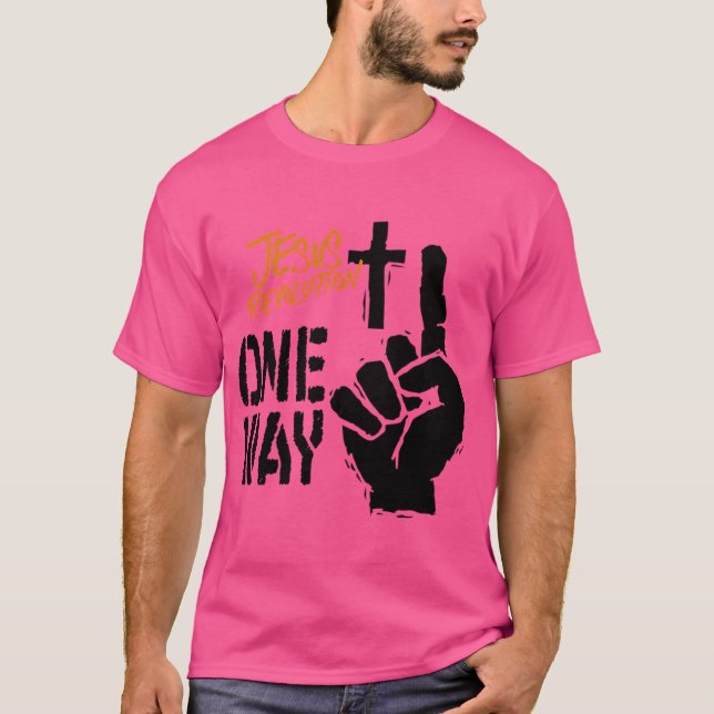 Camiseta Jesus Revolução Uma Via (Frente)
