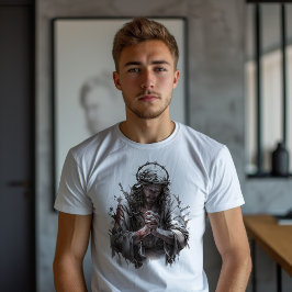 Camiseta Jesus Rezando Fé