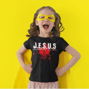 Camiseta JESUS - Reze Evangelho Espiritual Para Garotas