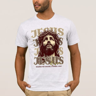 Camiseta Jesus Risen - Cristo artístico