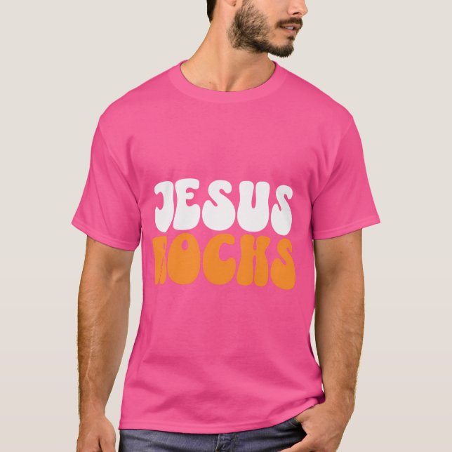 Camiseta Jesus Rocks (Frente)