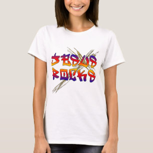 Camiseta Jesus Rocks Christian