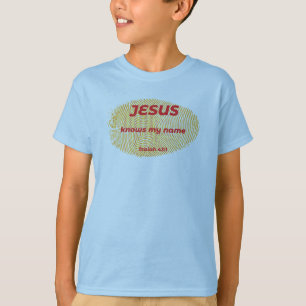 CAMISETA JESUS SABE MEU NOME