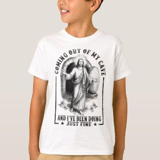 Camiseta Jesus Saindo da Minha Caverna e Estou Me Saindo Mu