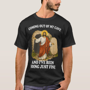 Camiseta Jesus Saindo da Minha Caverna Fé Cristã