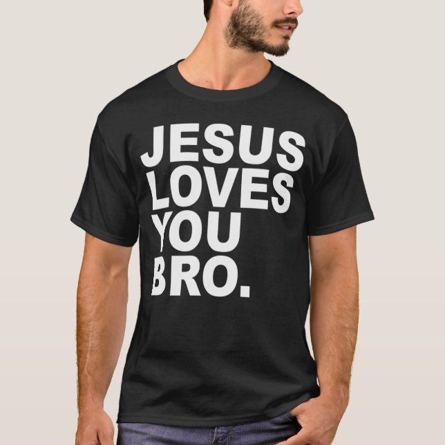 Camiseta Jesus salva a sutil religião cristã mínima (Frente)