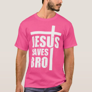 Camiseta Jesus Salva Bando Jesus Cruze a Fé Cristã