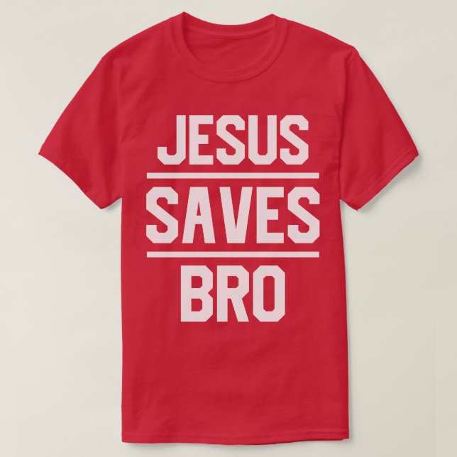 Camiseta Jesus Salva Bro (Frente do Design)