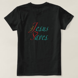 Camiseta Jesus Salva Citação Cristã