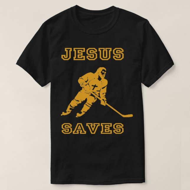 Camiseta Jesus Salva Hockey (Frente do Design)