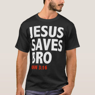 Camiseta Jesus Salva Irmão João 3:16 Cristão Seguidor de Je