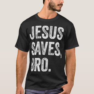 Camiseta Jesus Salva Mulheres Cristãs Meninos Meninos Menin