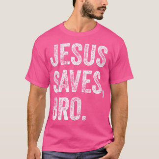 Camiseta Jesus Salva Mulheres Cristãs Meninos Meninos Menin