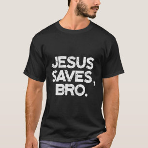 Camiseta Jesus salva o irmão - Deus católico religioso espi