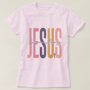 Camiseta Jesus salva sempre