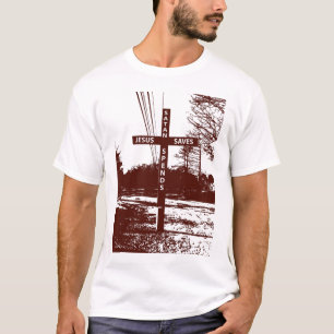 Camiseta Jesus salvar a satã gasta o t-shirt por Matt