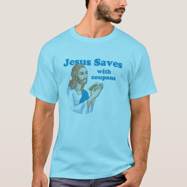 CAMISETA JESUS SALVAR COM VALES (Frente)
