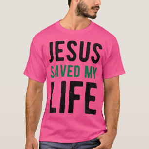 Camiseta Jesus Salvou Minha Igreja Cristã da Religião de De