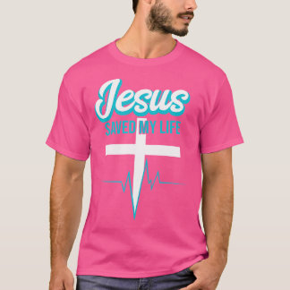 Camiseta Jesus Salvou Minha Vida Eu Cristão Religioso