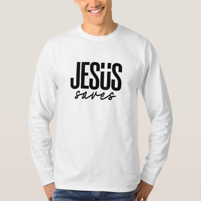 CAMISETA JESUS SAVES (Frente)