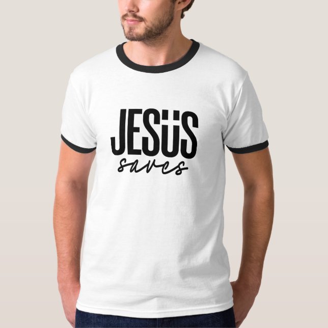 CAMISETA JESUS SAVES (Frente)