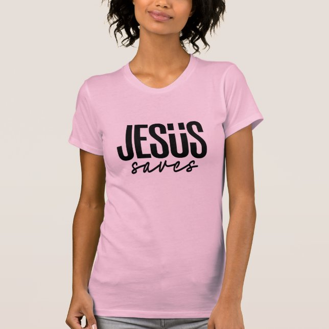 CAMISETA JESUS SAVES (Frente)