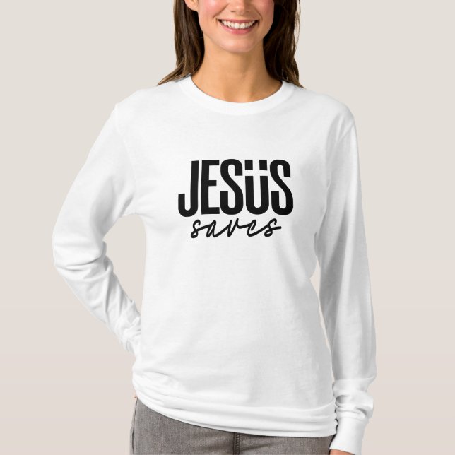 CAMISETA JESUS SAVES (Frente)