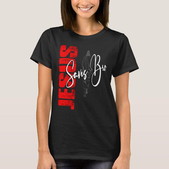 CAMISETA JESUS SAVES BRO (Frente)