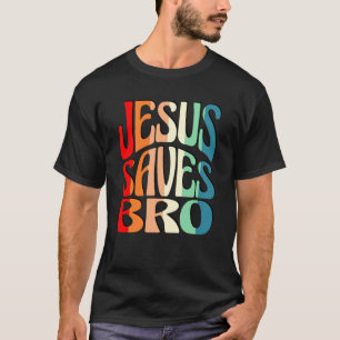 CAMISETA JESUS SAVES BRO VINTAGE