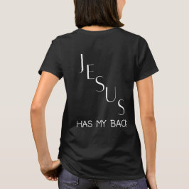 Camiseta Jesus sempre me dá as costas