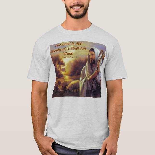 Camiseta Jesus, senhor Ser Meu Pastor T/Shirt (Frente)