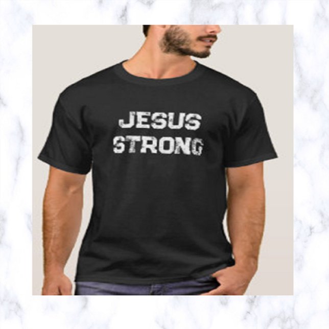 Camiseta Jesus Strong (Criador carregado)