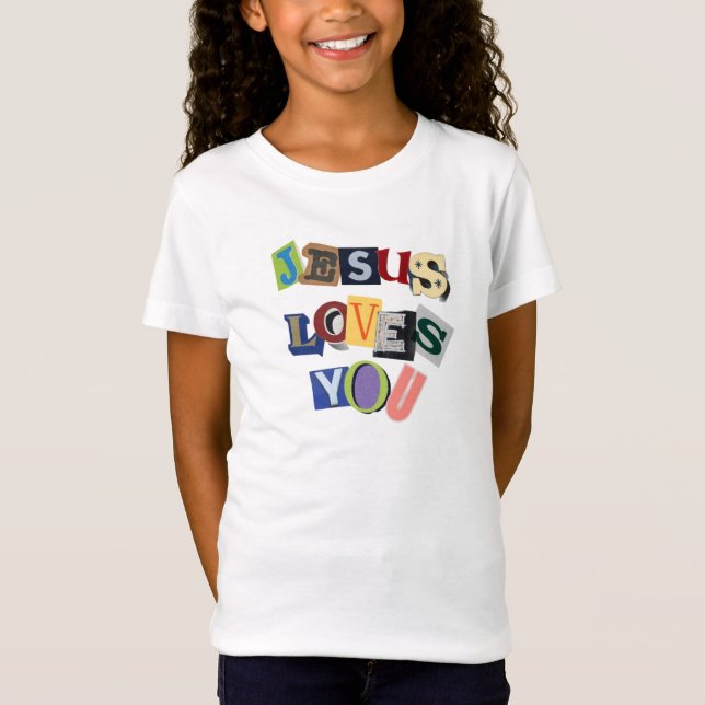Camiseta Jesus Te Ama (Frente)