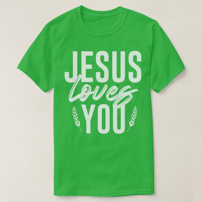 Camiseta Jesus te ama 2 (Frente do Design)
