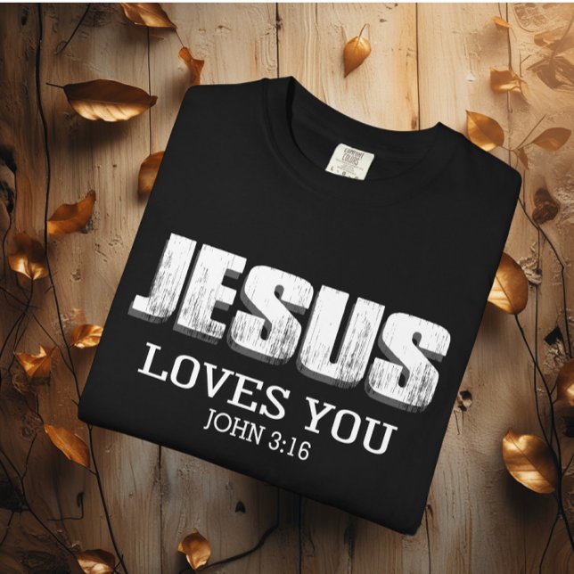 Camiseta Jesus Te Ama Bíblia Motivacional (Criador carregado)