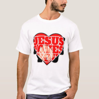 Camiseta Jesus Te Ama Cristão | Fé Inspiradora