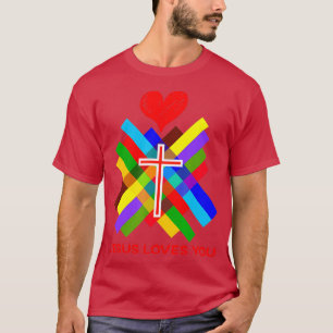 Camiseta Jesus Te Ama Cristo Cristo Deus