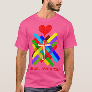 Camiseta Jesus Te Ama Cristo Cristo Deus