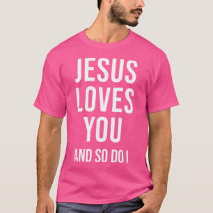 Camiseta Jesus Te Ama, E Eu Cristão Vbs Religiou