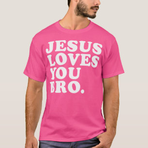 Camiseta Jesus Te Ama Irmão - Fé Cristã