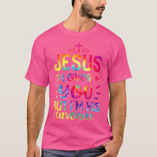 Camiseta Jesus Te Ama Mas Eu Sou O Seu Corante De Gravata F