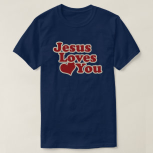 Camiseta Jesus te ama pelos cristãos
